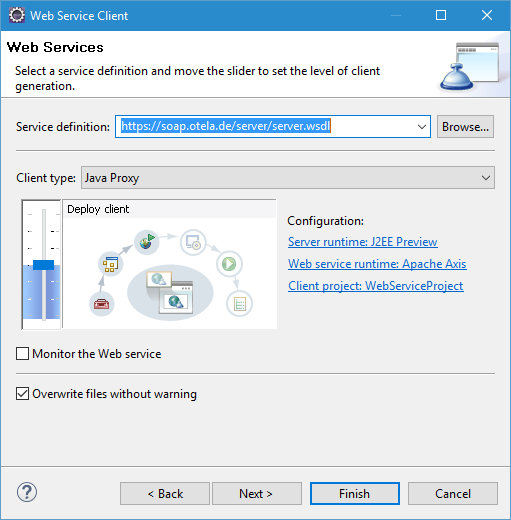 WSDL-Datei einfügen